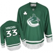 Henrik Sedin Vancouver Canucks Reebok Men's Authentic St Patty's Day Jersey - Green