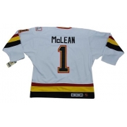 Kirk Mclean Vancouver Canucks CCM Men's Authentic Vintage Throwback Jersey - White