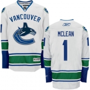Kirk Mclean Vancouver Canucks Reebok Men's Authentic Away Jersey - White