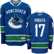 Radim Vrbata Vancouver Canucks Reebok Men's Authentic Home Jersey - Navy Blue