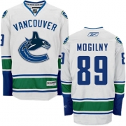 Alexander Mogilny Vancouver Canucks Reebok Men's Authentic Away Jersey - White