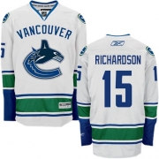 Brad Richardson Vancouver Canucks Reebok Men's Authentic Away Jersey - White