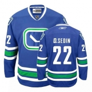 Daniel Sedin Vancouver Canucks Reebok Youth Authentic New Third Jersey - Royal Blue