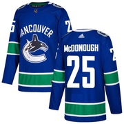 Aidan McDonough Vancouver Canucks Adidas Youth Authentic Home Jersey - Blue
