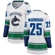 Aidan McDonough Vancouver Canucks Fanatics Branded Women's Breakaway Away Jersey - White