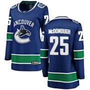 Aidan McDonough Vancouver Canucks Fanatics Branded Women's Breakaway Home Jersey - Blue