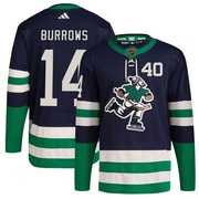 Alex Burrows Vancouver Canucks Adidas Youth Authentic Reverse Retro 2.0 Jersey - Navy