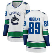 Alexander Mogilny Vancouver Canucks Fanatics Branded Women's Breakaway Away Jersey - White