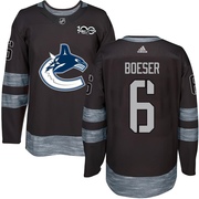 Brock Boeser Vancouver Canucks Men's Authentic 1917-2017 100th Anniversary Jersey - Black