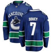 Carson Soucy Vancouver Canucks Fanatics Branded Men's Breakaway Home Jersey - Blue