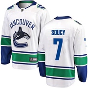 Carson Soucy Vancouver Canucks Fanatics Branded Youth Breakaway Away Jersey - White