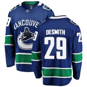 Casey DeSmith Vancouver Canucks Fanatics Branded Youth Breakaway Home Jersey - Blue