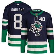 Conor Garland Vancouver Canucks Adidas Youth Authentic Reverse Retro 2.0 Jersey - Navy