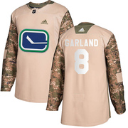 Conor Garland Vancouver Canucks Adidas Youth Authentic Veterans Day Practice Jersey - Camo