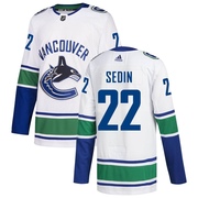 Daniel Sedin Vancouver Canucks Adidas Youth Authentic Away Jersey - White