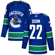 Daniel Sedin Vancouver Canucks Adidas Youth Authentic Home Jersey - Blue