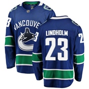 Elias Lindholm Vancouver Canucks Fanatics Branded Youth Breakaway Home Jersey - Blue