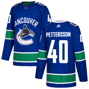 Elias Pettersson Vancouver Canucks Adidas Youth Authentic Home Jersey - Blue