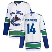 Geoff Courtnall Vancouver Canucks Adidas Men's Authentic zied Away Jersey - White