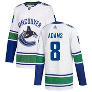 Greg Adams Vancouver Canucks Adidas Men's Authentic zied Away Jersey - White