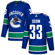 Henrik Sedin Vancouver Canucks Adidas Youth Authentic Home Jersey - Blue