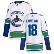 Igor Larionov Vancouver Canucks Adidas Youth Authentic zied Away Jersey - White