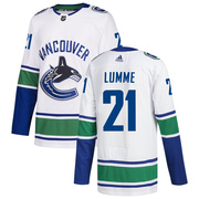 Jyrki Lumme Vancouver Canucks Adidas Men's Authentic zied Away Jersey - White