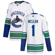 Kirk Mclean Vancouver Canucks Adidas Youth Authentic Away Jersey - White