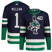 Kirk Mclean Vancouver Canucks Adidas Youth Authentic Reverse Retro 2.0 Jersey - Navy