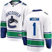 Kirk Mclean Vancouver Canucks Fanatics Branded Men's Breakaway Away Jersey - White