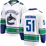 Mark Friedman Vancouver Canucks Fanatics Branded Men's Breakaway Away Jersey - White