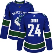 Pius Suter Vancouver Canucks Adidas Women's Authentic Home Jersey - Blue