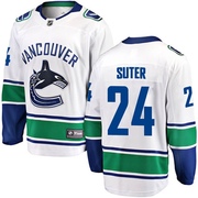 Pius Suter Vancouver Canucks Fanatics Branded Youth Breakaway Away Jersey - White