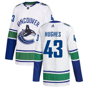 Quinn Hughes Vancouver Canucks Adidas Men's Authentic zied Away Jersey - White