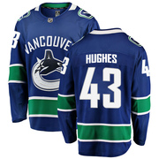 Quinn Hughes Vancouver Canucks Fanatics Branded Youth Breakaway Home Jersey - Blue