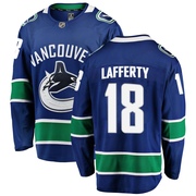 Sam Lafferty Vancouver Canucks Fanatics Branded Men's Breakaway Home Jersey - Blue