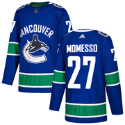 Sergio Momesso Vancouver Canucks Adidas Men's Authentic Home Jersey - Blue