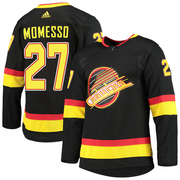 Sergio Momesso Vancouver Canucks Adidas Youth Authentic Alternate Primegreen Pro Jersey - Black