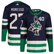 Sergio Momesso Vancouver Canucks Adidas Youth Authentic Reverse Retro 2.0 Jersey - Navy