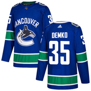 Thatcher Demko Vancouver Canucks Adidas Youth Authentic Home Jersey - Blue
