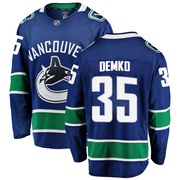 Thatcher Demko Vancouver Canucks Fanatics Branded Youth Breakaway Home Jersey - Blue