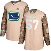 Tyler Myers Vancouver Canucks Adidas Men's Authentic Veterans Day Practice Jersey - Camo