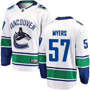 Tyler Myers Vancouver Canucks Fanatics Branded Youth Breakaway Away Jersey - White